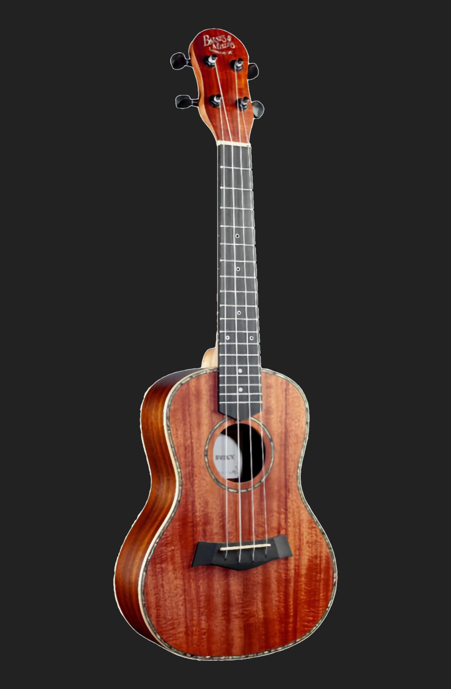 Barnes & Mullins BMUK7C Concert Ukulele, Koa