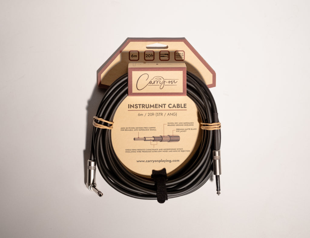 Carry-On 6m (20ft) Straight/Angled Instrument Cable
