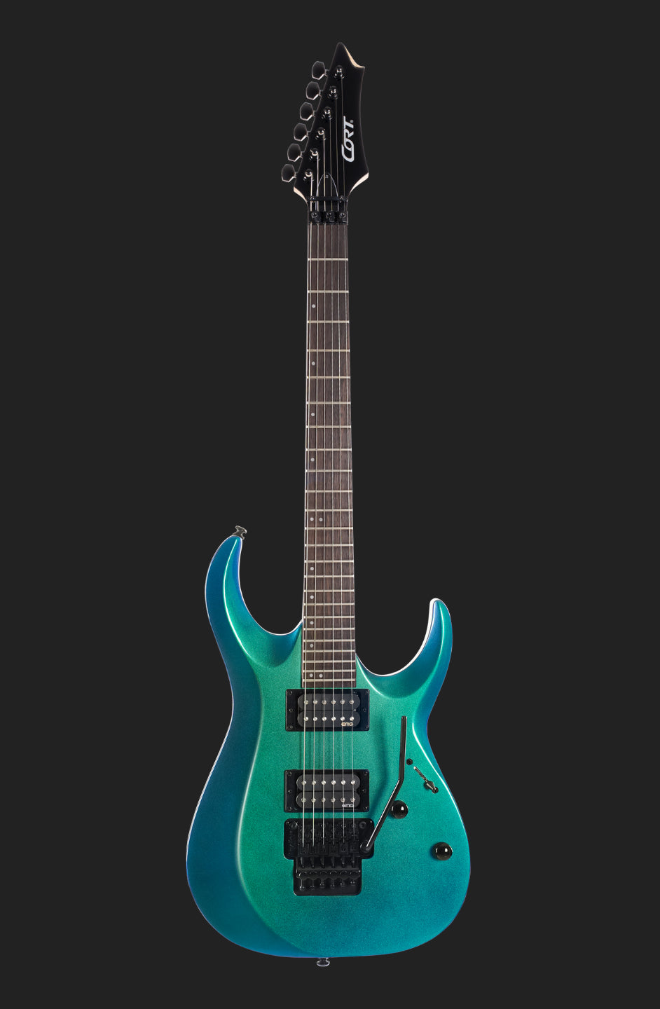 Cort X300-FBL, Flip Blue