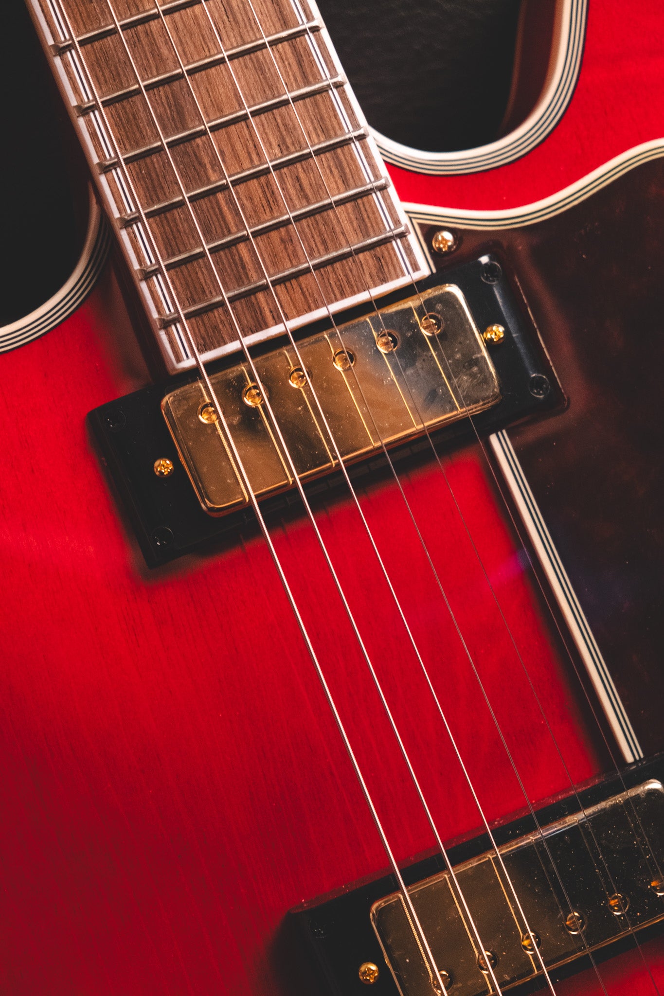 Epiphone 150th Anniversary Sheraton Cherry Gibson Mini Humbuckers