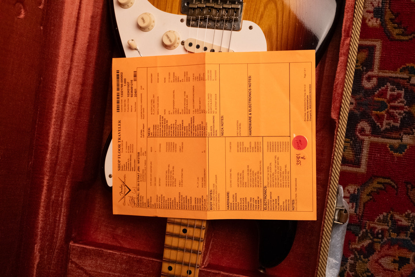 Fender Custom Shop 1956 Stratocaster, Journeyman Relic, 2 Colour Sunburst