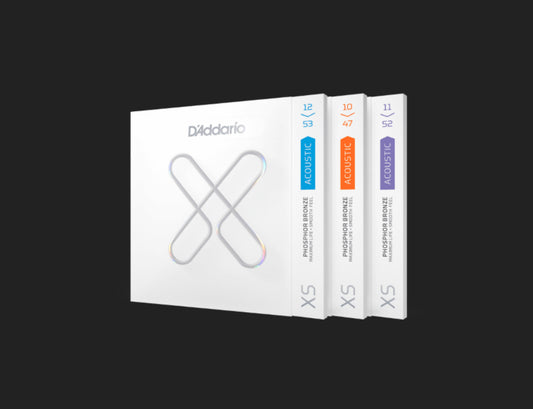 D'Addario XS Phosphor Bronze Coated Acoustic Guitar Strings