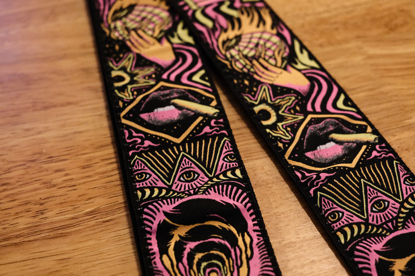 Dunlop ILOVEDUST Headspace Orange Guitar Strap ILD03