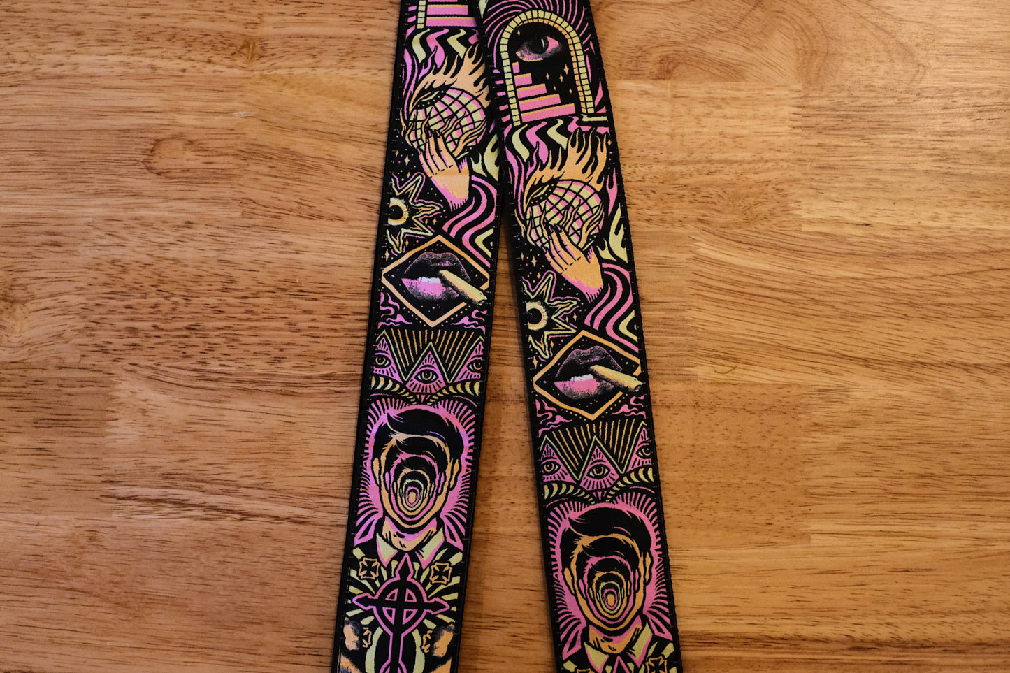 Dunlop ILOVEDUST Headspace Orange Guitar Strap ILD03