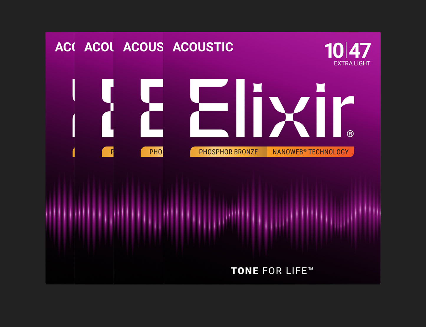 Elixir Nanoweb Acoustic Guitar Strings, Phosphor Bronze