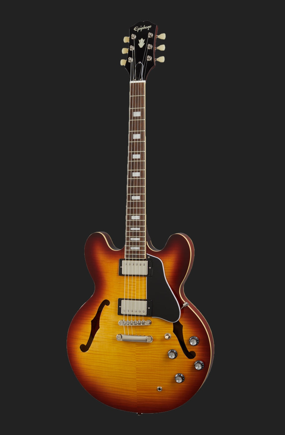 Epiphone ES-335 Figured, Raspberry Tea Burst