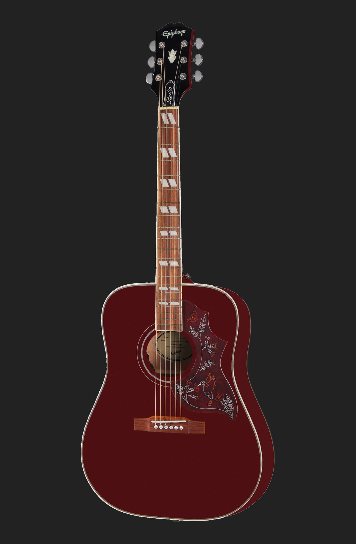 Epiphone Limited Edition Hummingbird Studio, Wine Red