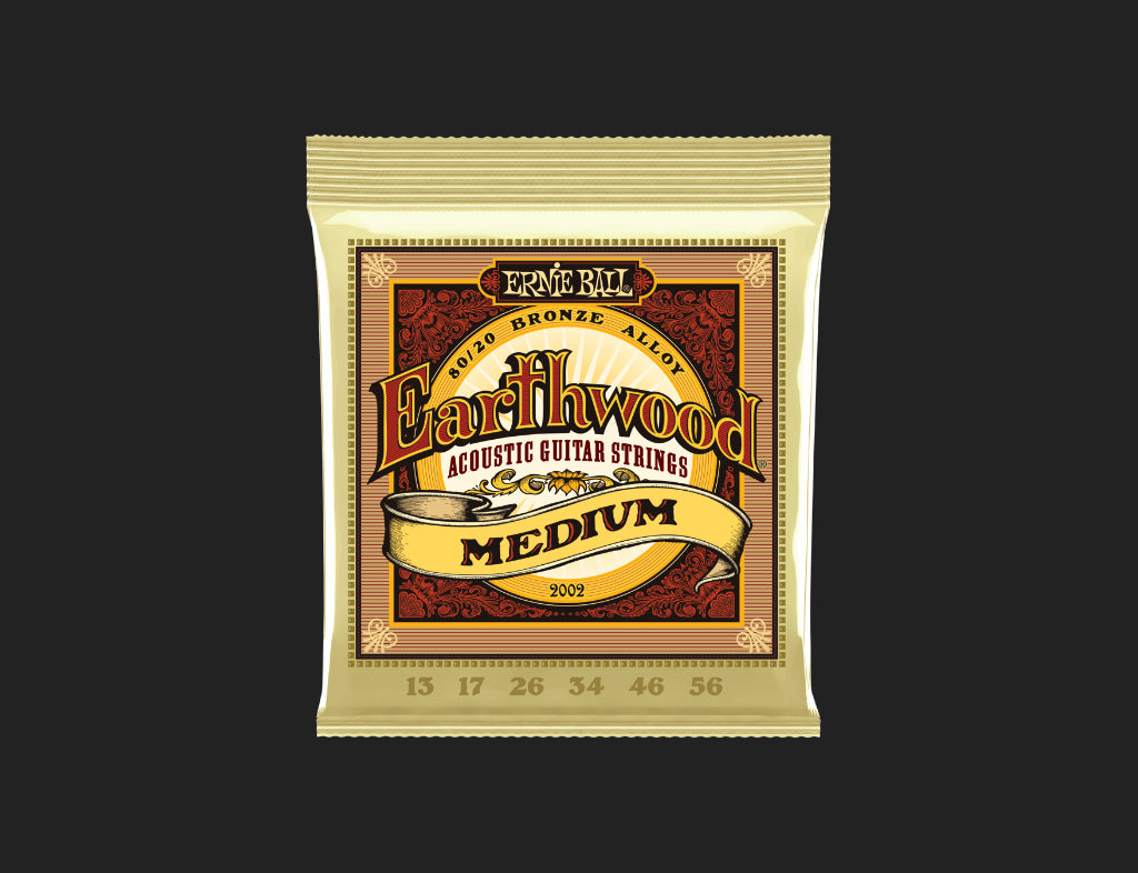 Ernie Ball Earthwood Medium 80/20 Bronze Acoustic Guitar Strings