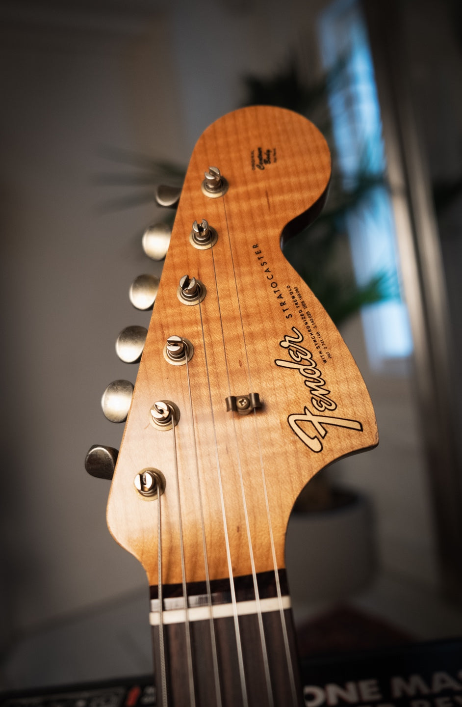 Fender Limited Edition Custom Shop Roasted 'Big Head' Stratocaster Relic, Aged Candy Apple Red