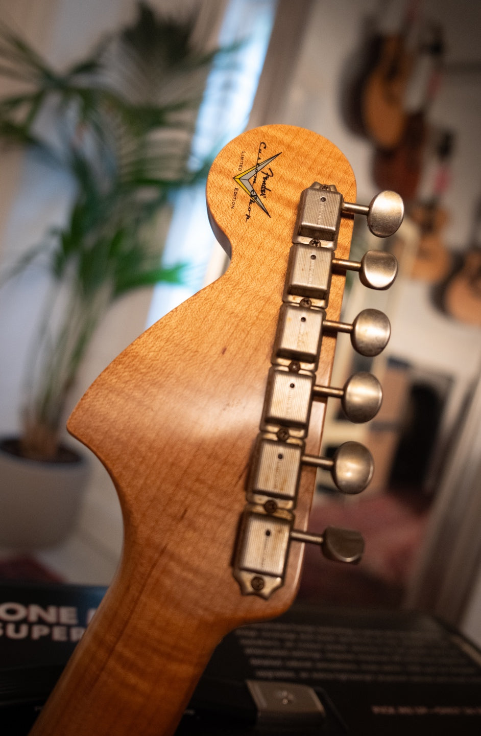 Fender Limited Edition Custom Shop Roasted 'Big Head' Stratocaster Relic, Aged Candy Apple Red