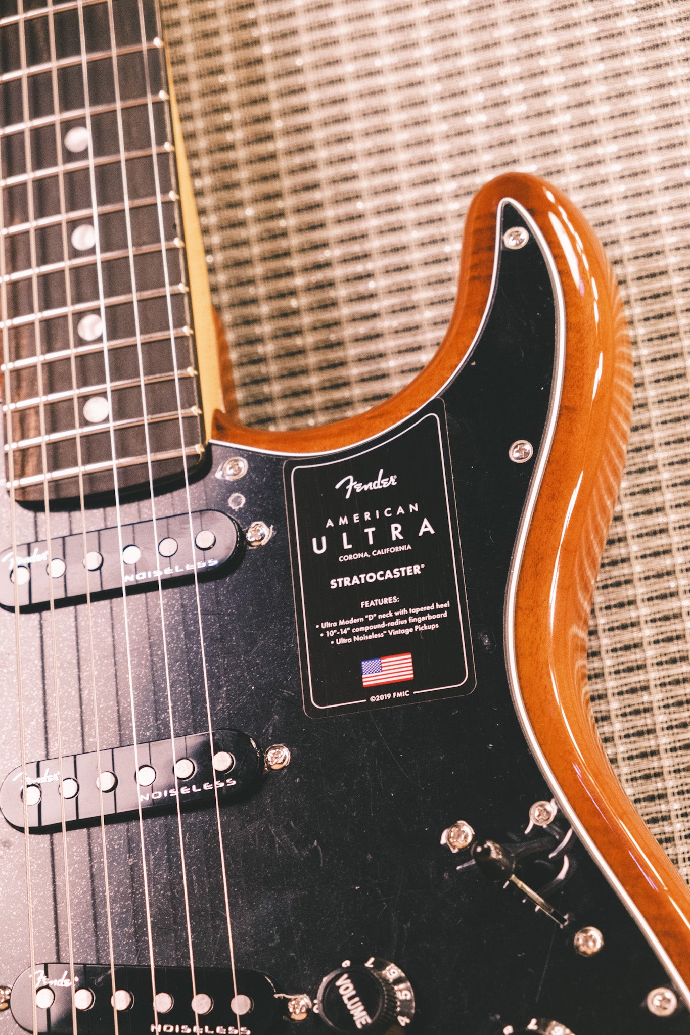 Fender Limited Edition American Ultra Stratocaster, Tiger's Eye, Ebony Fingerboard