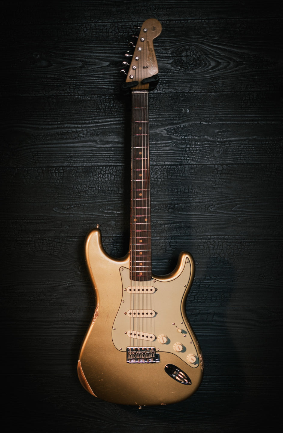 Fender Custom Shop Late '62 Stratocaster Relic/Closet Classic Aged Aztec Gold