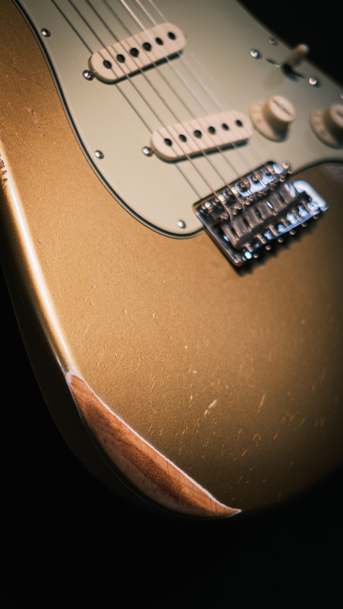 Fender Custom Shop Late '62 Stratocaster Relic/Closet Classic Aged Aztec Gold