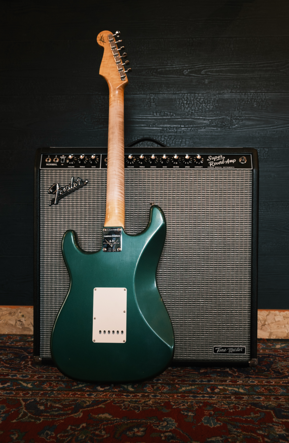 Fender Custom Shop Limited '63 Stratocaster, Journeyman Relic/Closet Classic, Aged Sherwood Green Metallic