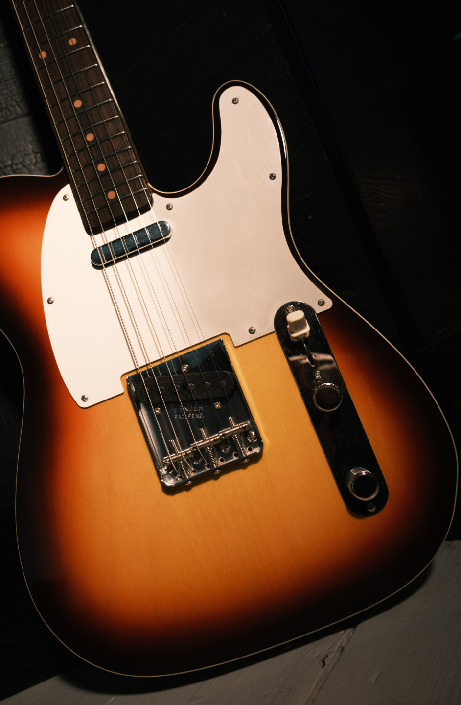 Fender Custom Shop Vintage Custom 1959 Telecaster Custom, Chocolate 3 Tone Sunburst