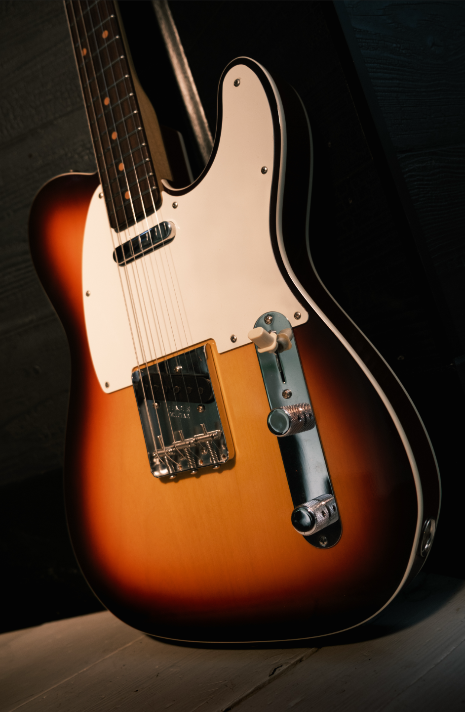 Fender Custom Shop Vintage Custom 1959 Telecaster Custom, Chocolate 3 Tone Sunburst