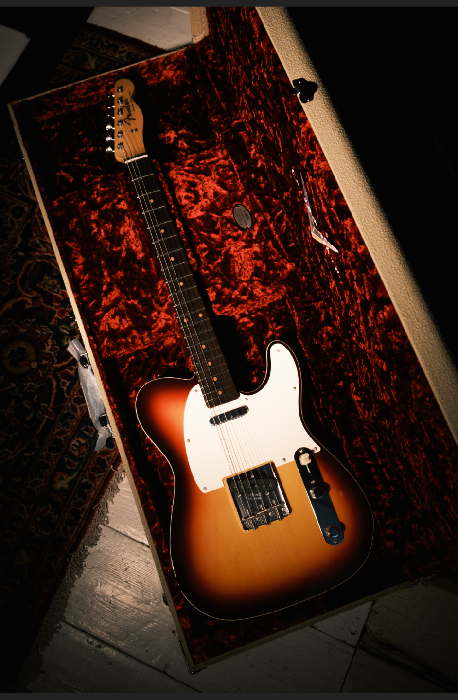 Fender Custom Shop Vintage Custom 1959 Telecaster Custom, Chocolate 3 Tone Sunburst
