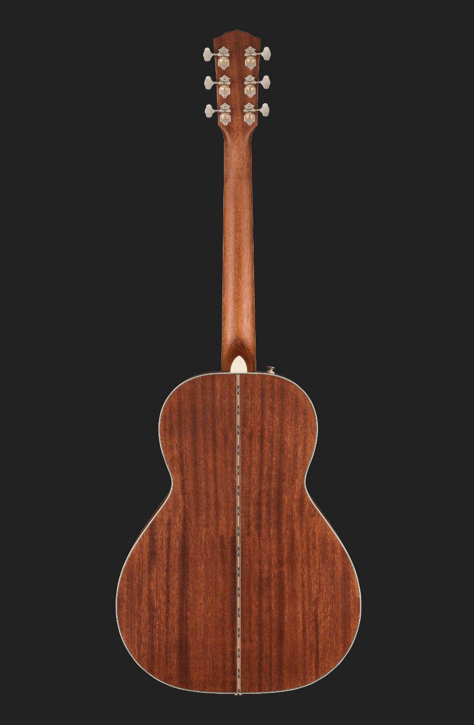 Fender Paramount PS-220E Parlour Electro-Acoustic All Mahogany Aged Cognac Burst