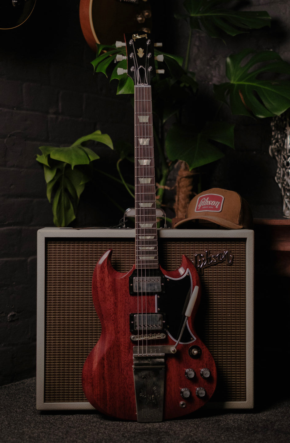 Maestro by Gibson SG（セット） Gibson 1964 SG Standard Reissue with Maestro Vibrola, Cherry Red