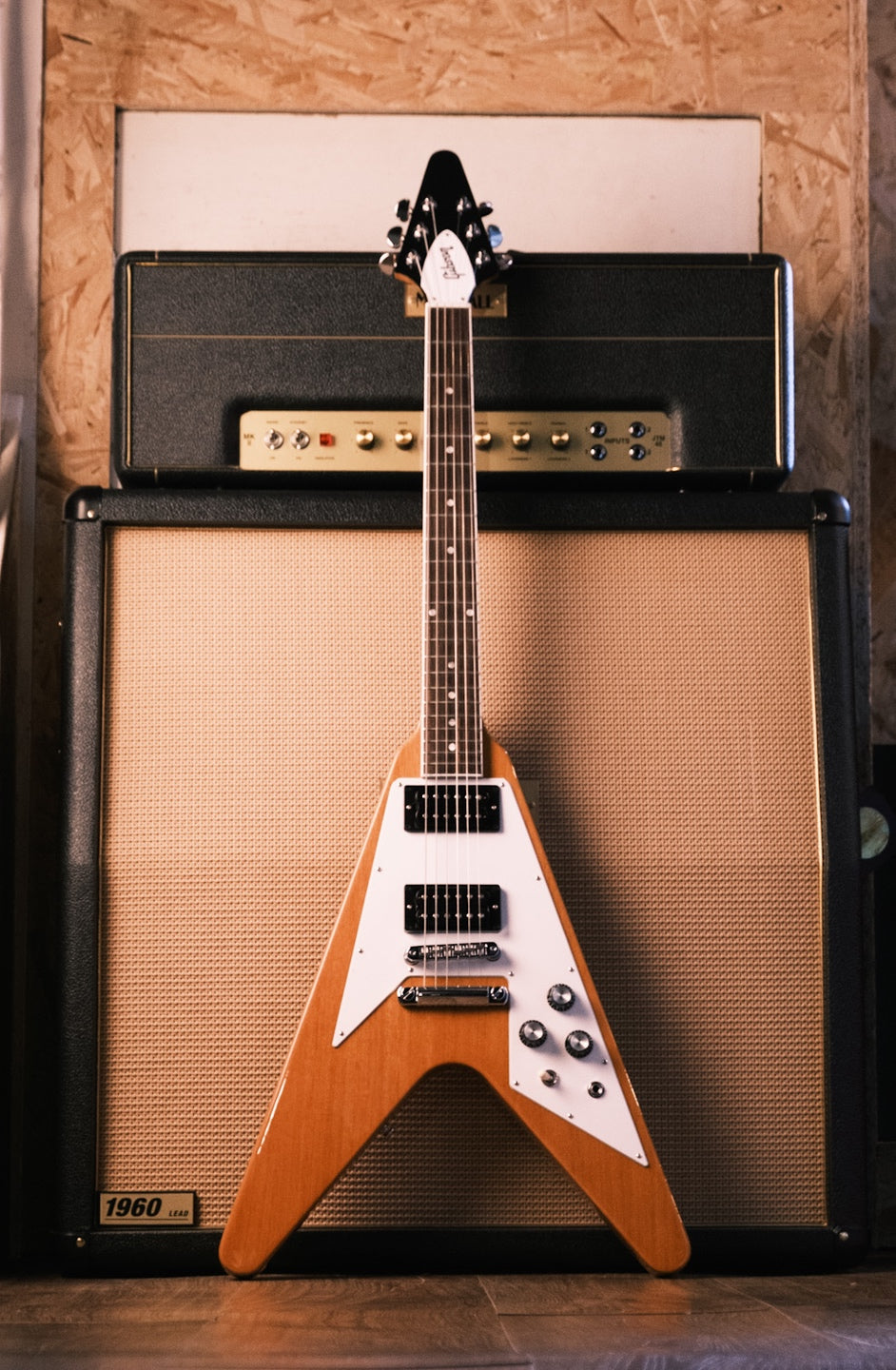 Gibson 70s Flying V Antique Natural