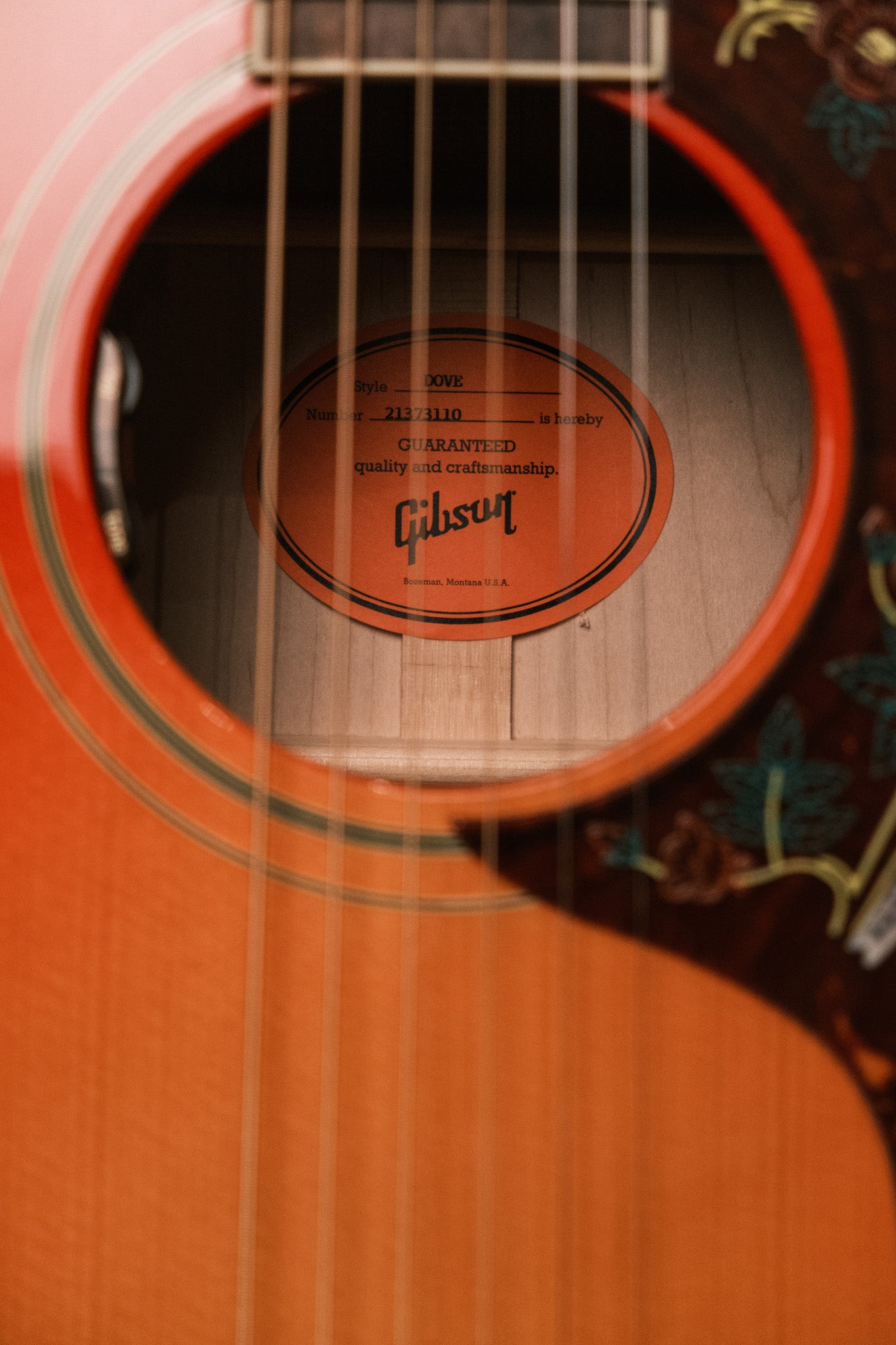 Gibson Dove Original Vintage Cherry Sunburst