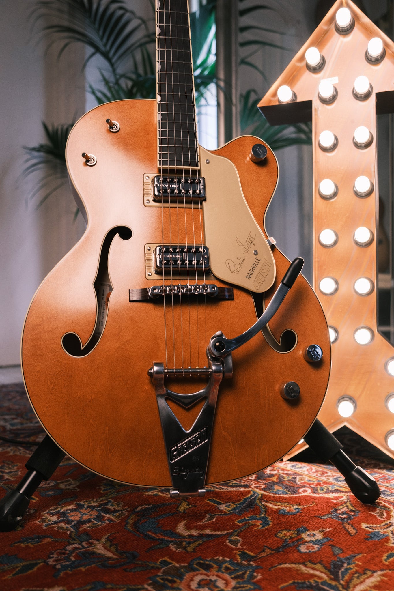 Gretsch G6120T-BSSMK Brian Setzer Signature '59 Smoke Nashville