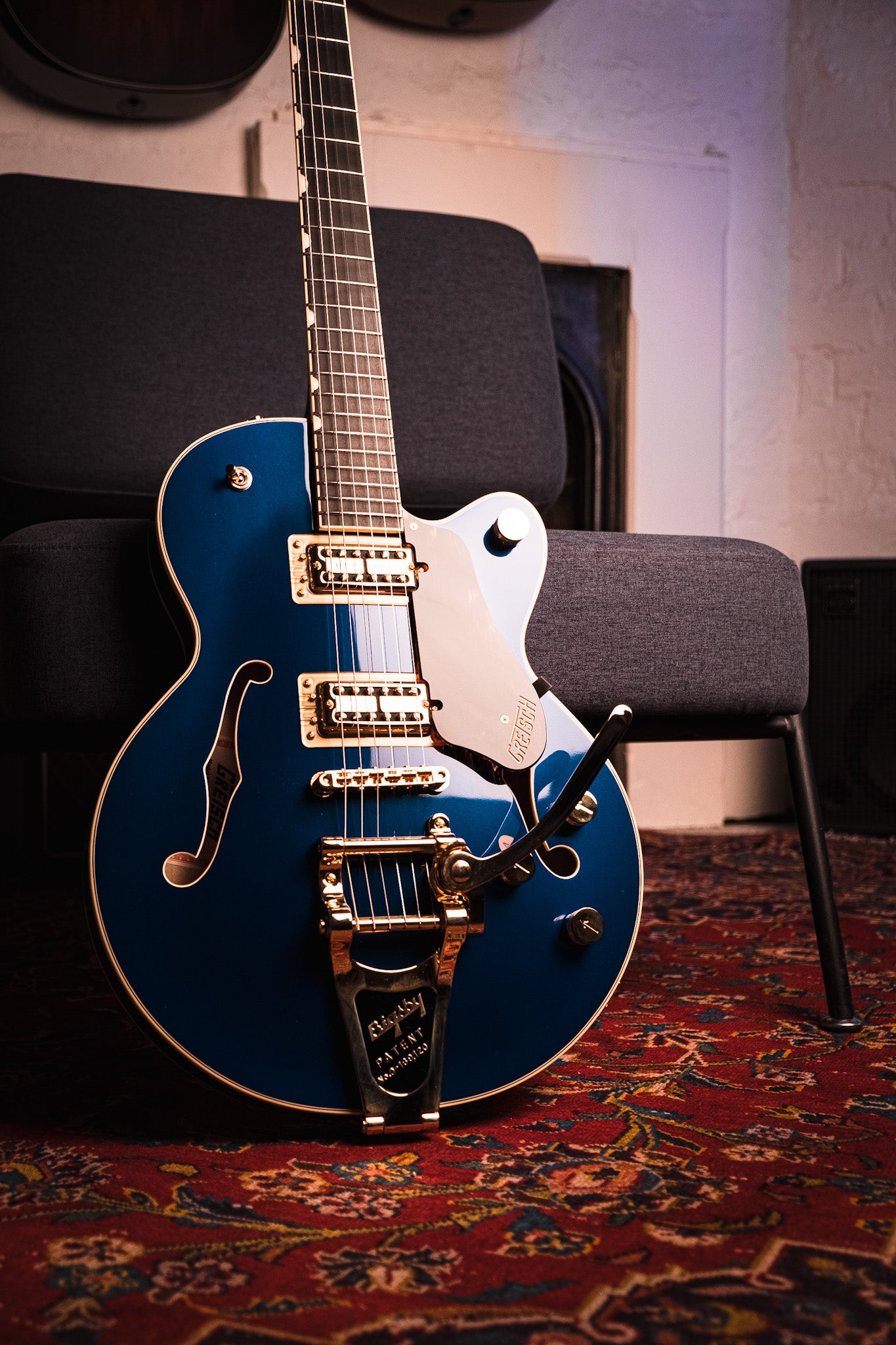 Gretsch G6659TG Players Edition Broadkaster Jr.Azure Metallic