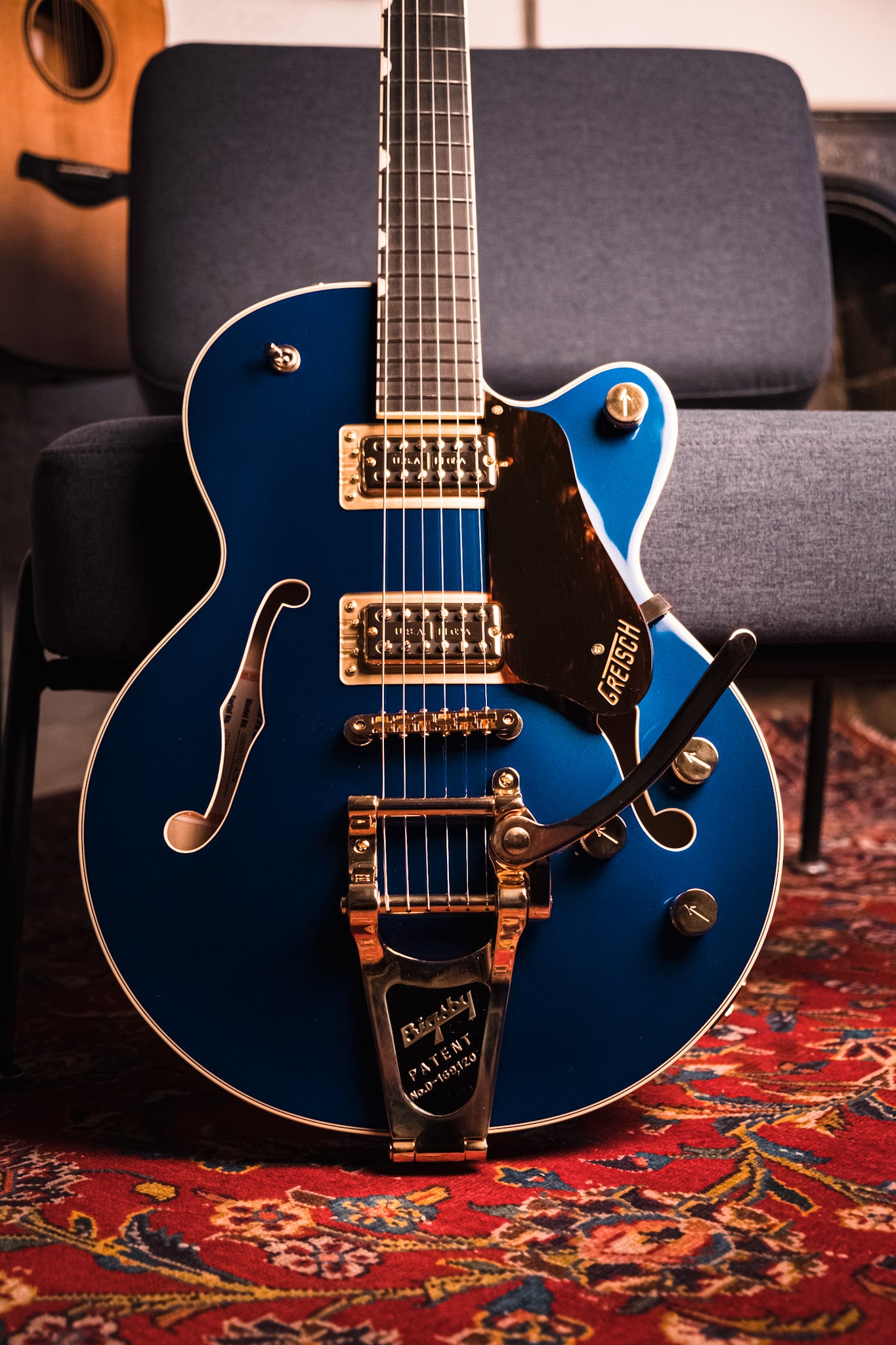 Gretsch G6659TG Players Edition Broadkaster Jr.Azure Metallic