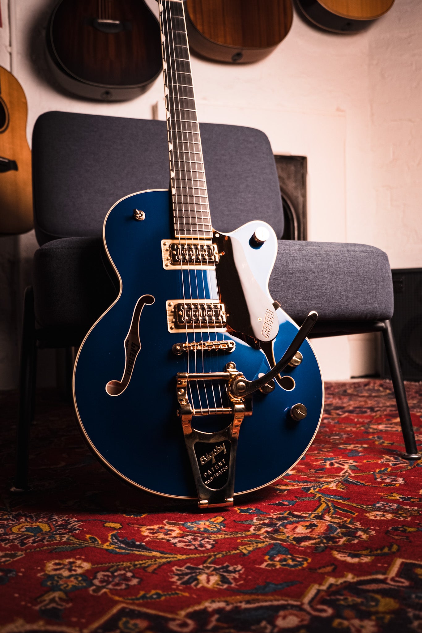 Gretsch G6659TG Players Edition Broadkaster Jr.Azure Metallic