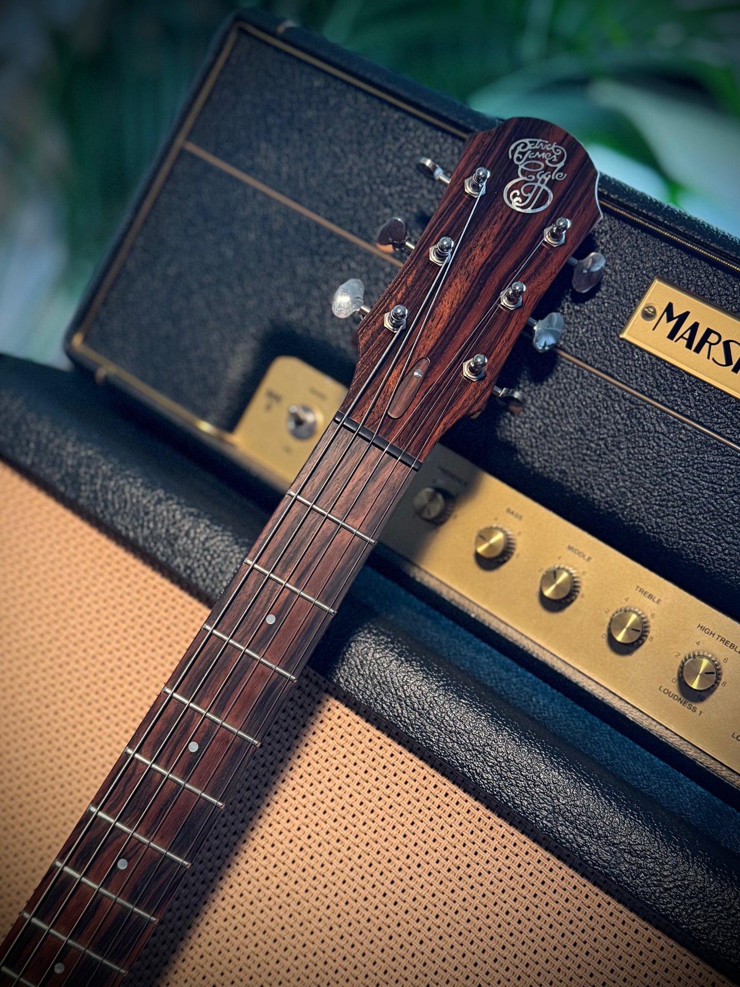 PRE-LOVED Patrick James Eggle Macon Double Cut, Claro Walnut.
