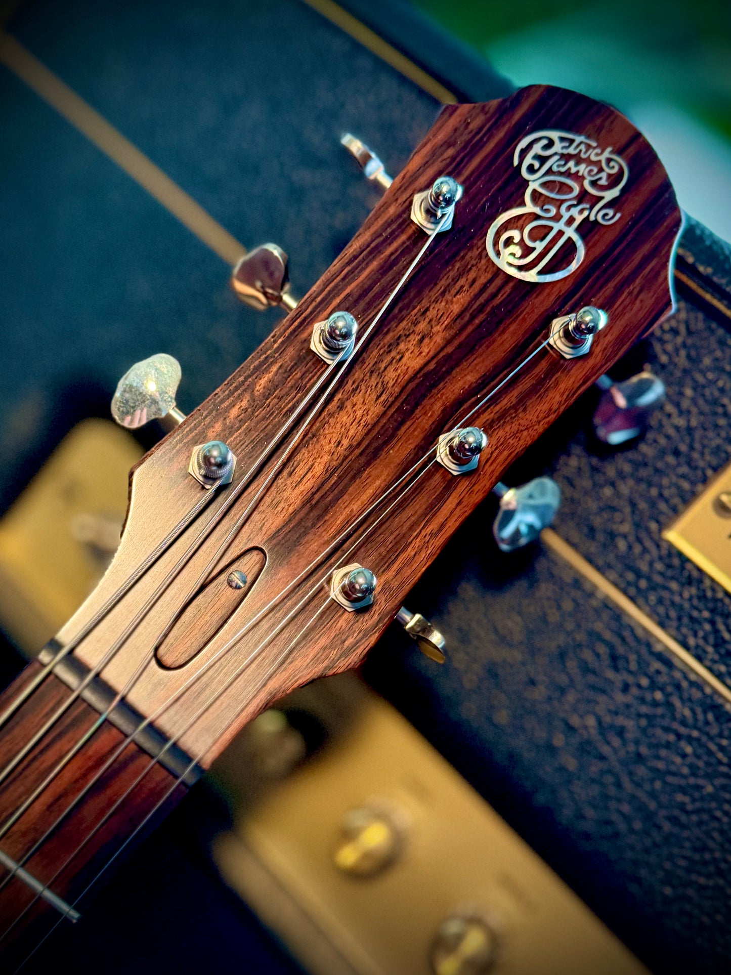 PRE-LOVED Patrick James Eggle Macon Double Cut, Claro Walnut.