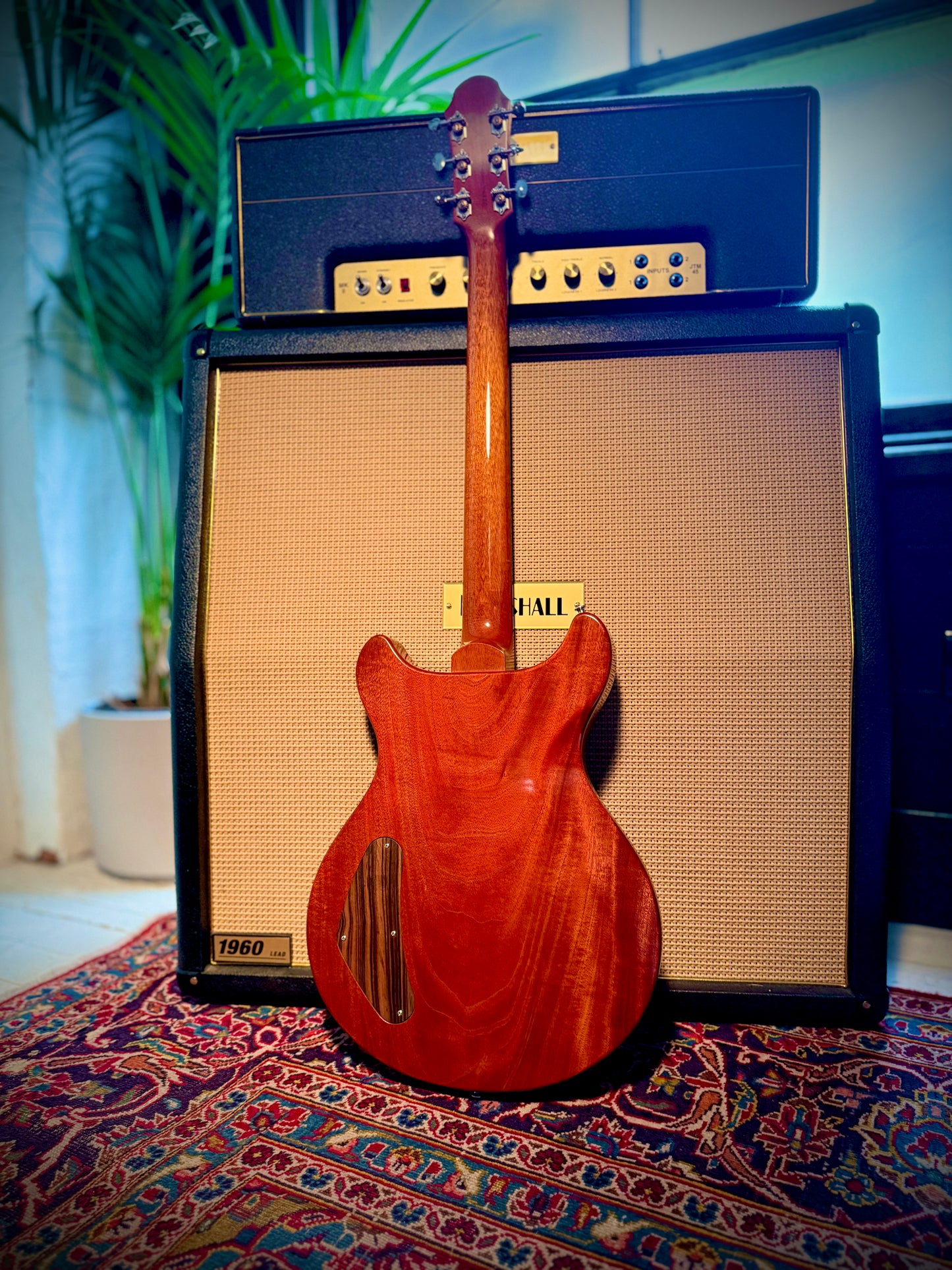 PRE-LOVED Patrick James Eggle Macon Double Cut, Claro Walnut.