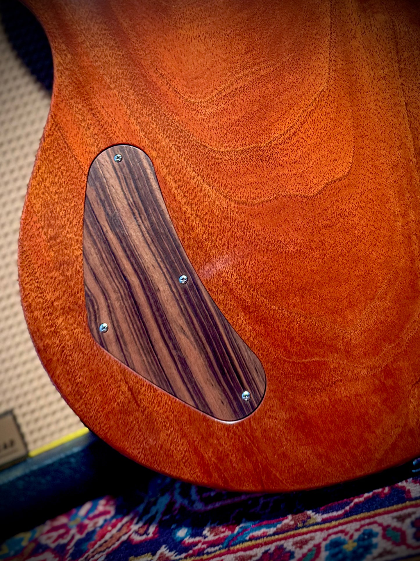 PRE-LOVED Patrick James Eggle Macon Double Cut, Claro Walnut.