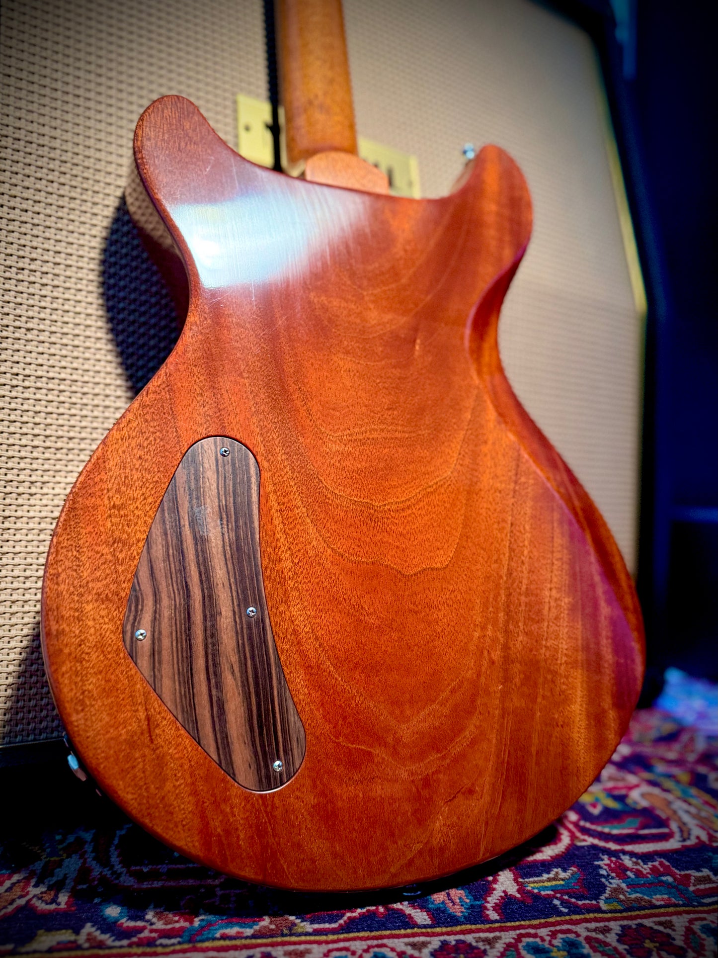 PRE-LOVED Patrick James Eggle Macon Double Cut, Claro Walnut.
