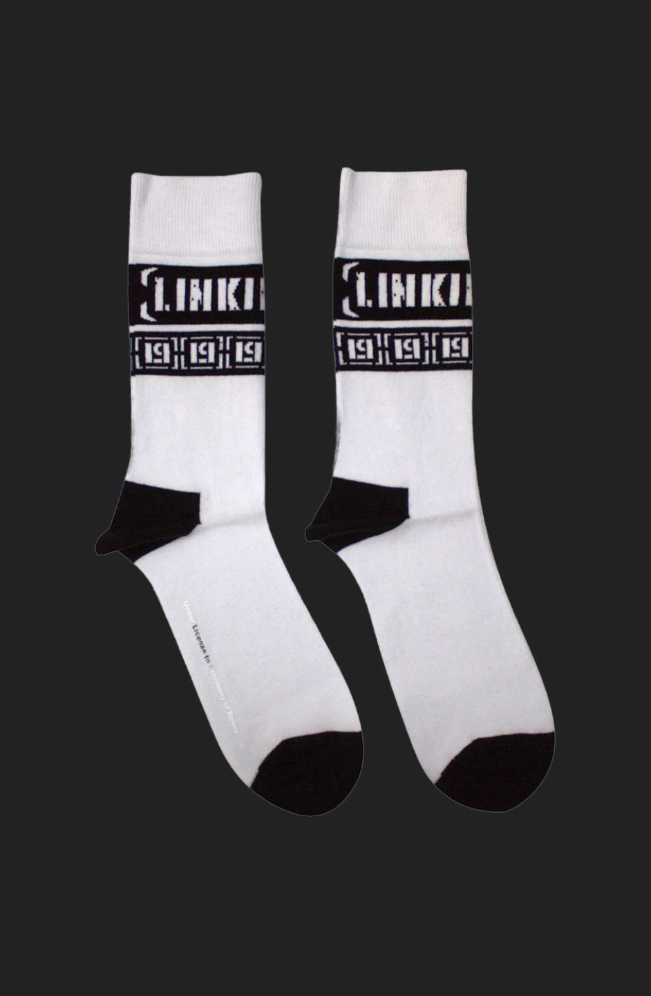 Linkin Park Unisex Ankle Socks: LP Repeat (White) (UK Size 7 - 11)