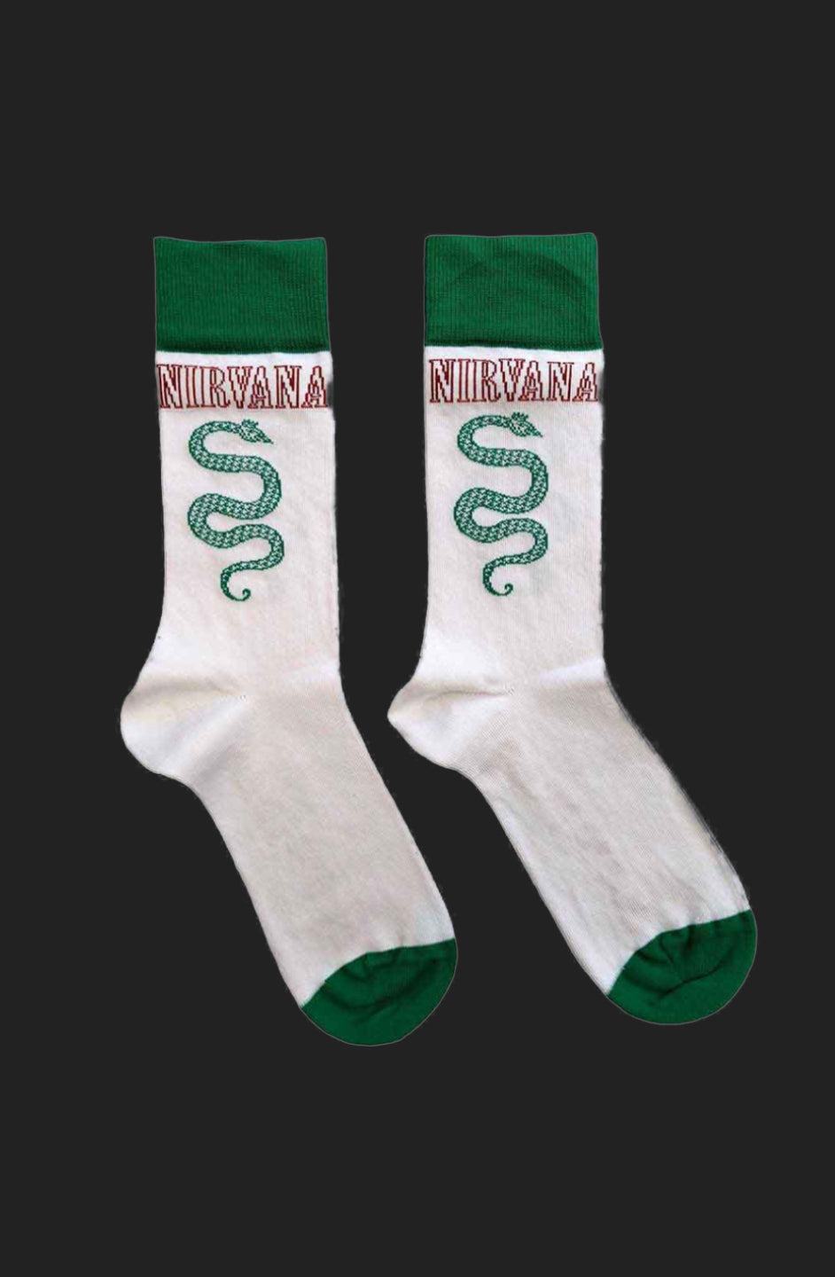 Nirvana Unisex Ankle Socks: Serve The Servants (White) (UK Size 7 - 11)
