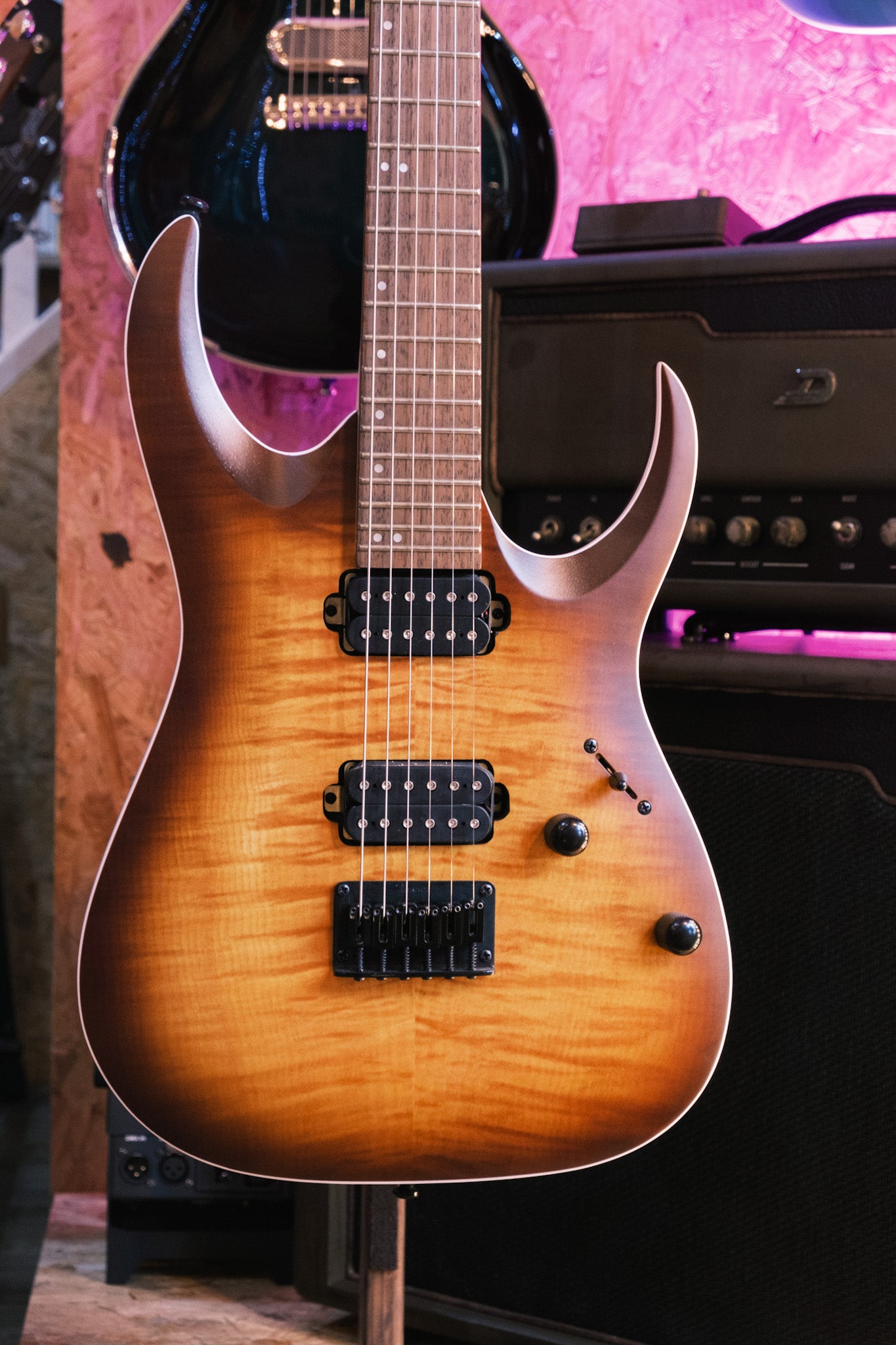 PRE-LOVED Ibanez RGA42FM Dragon Eye Burst Flat