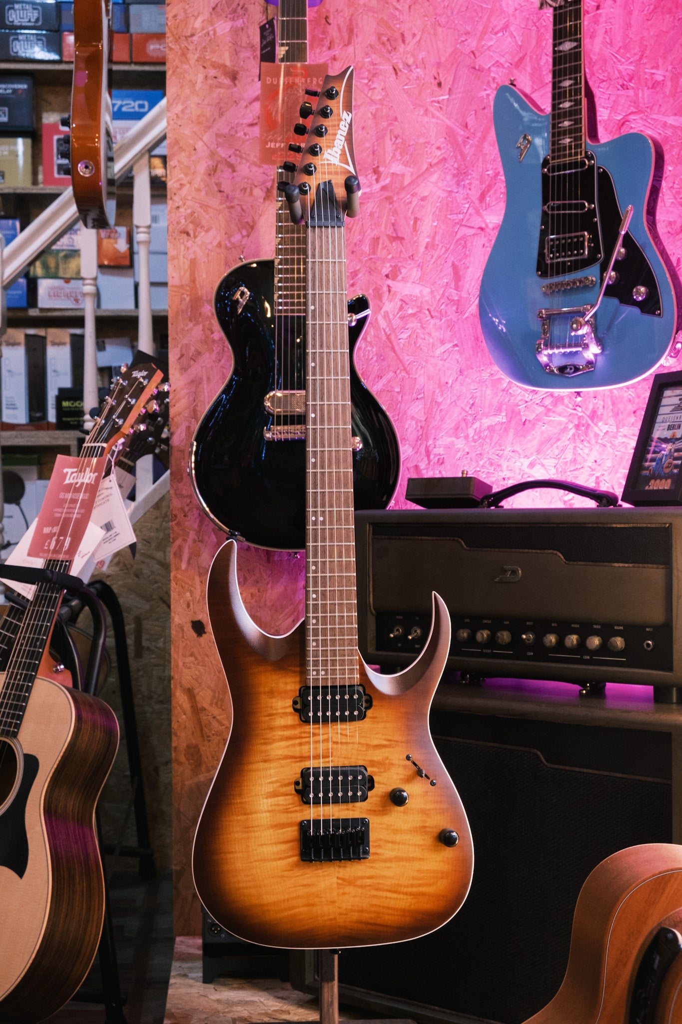 PRE-LOVED Ibanez RGA42FM Dragon Eye Burst Flat