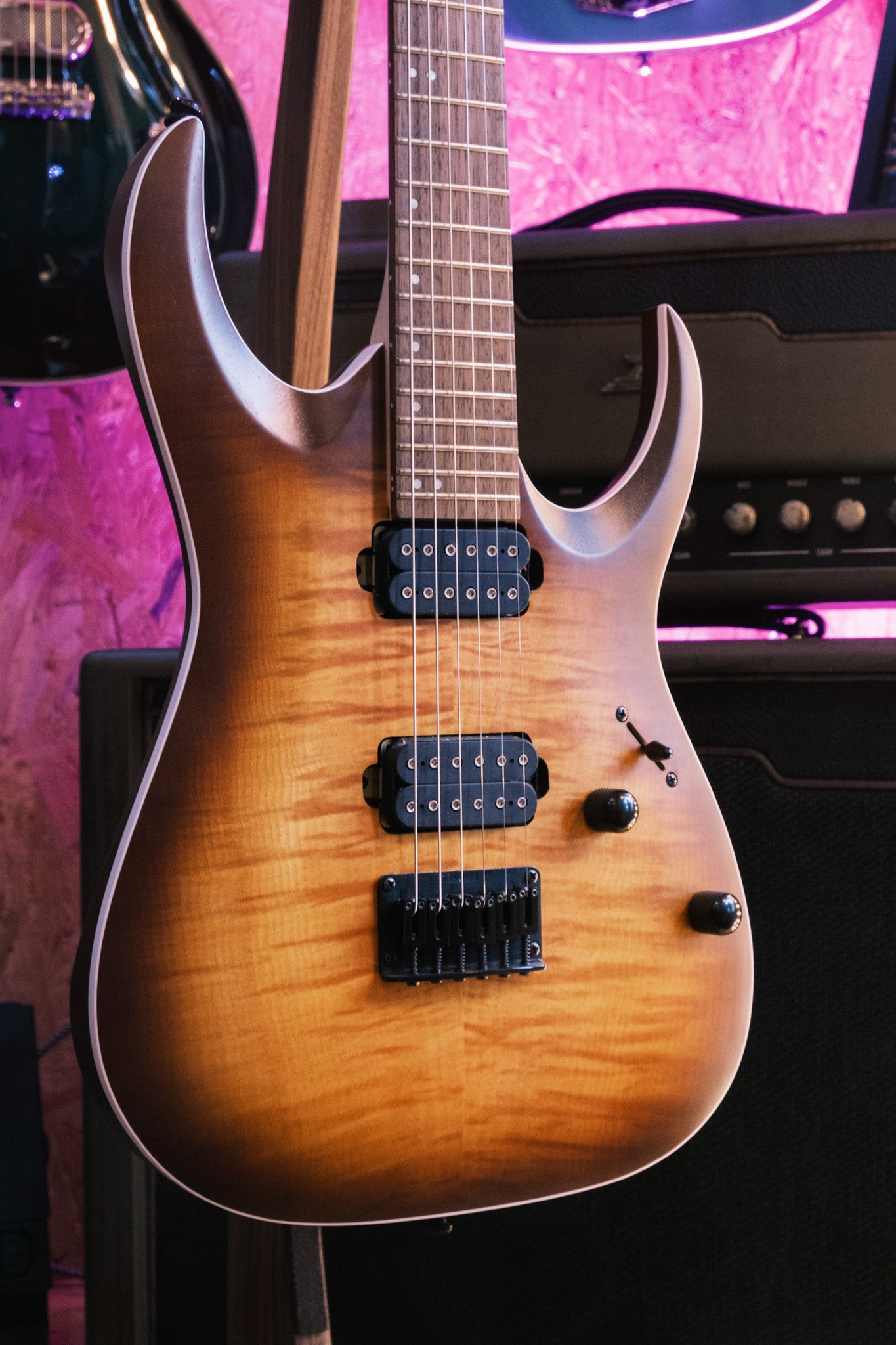 PRE-LOVED Ibanez RGA42FM Dragon Eye Burst Flat
