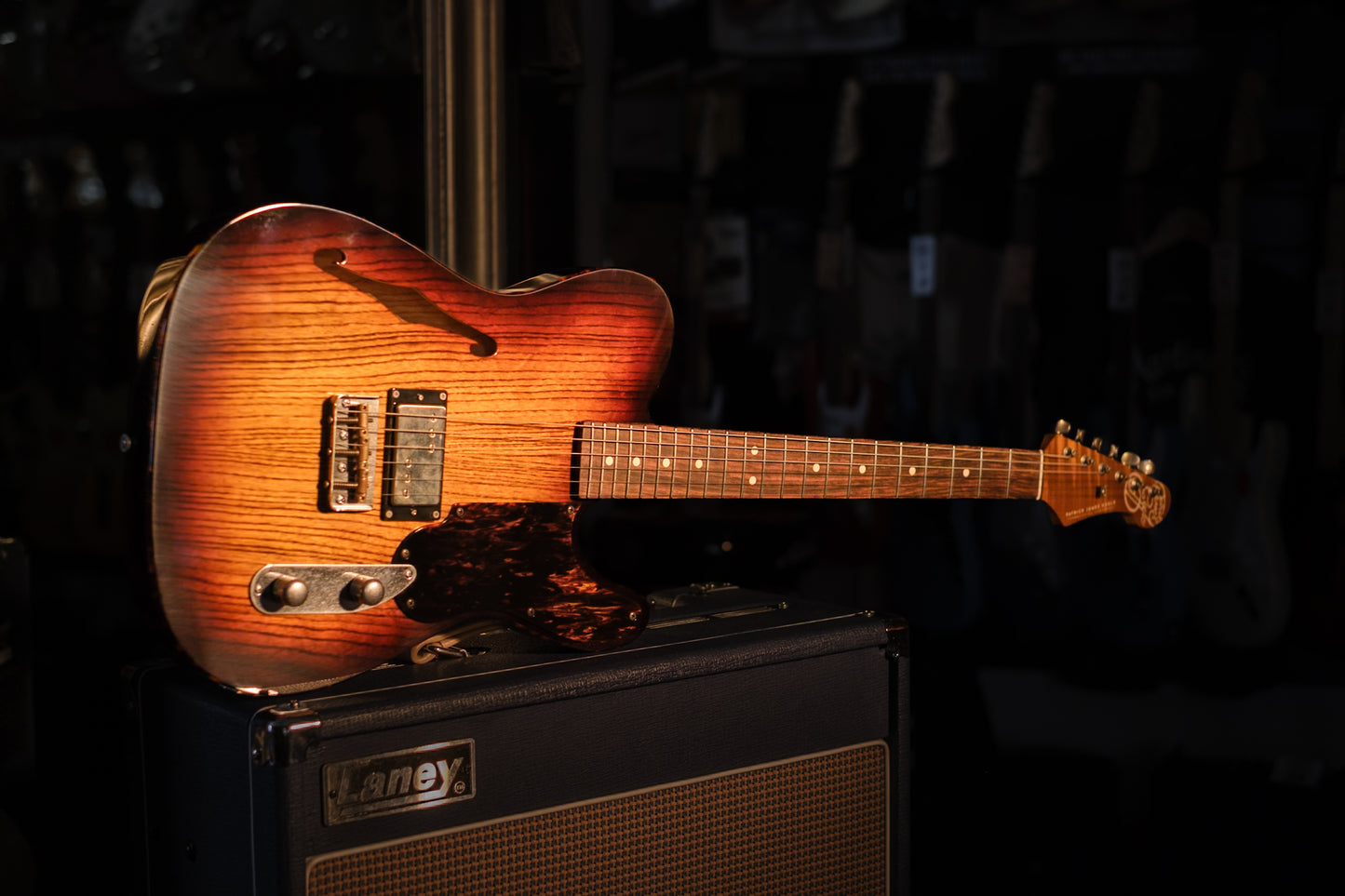 Patrick James Eggle Oz - Cabronita Thinline, 2-Tone Burst #31412