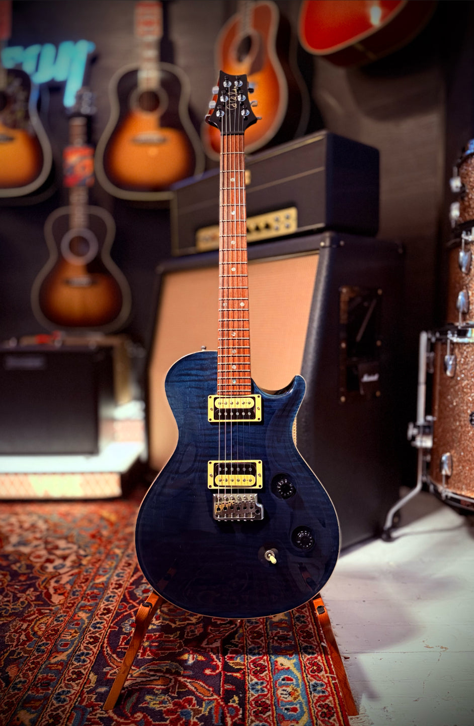 PRE-LOVED PRS Custom 22, Whale Blue.