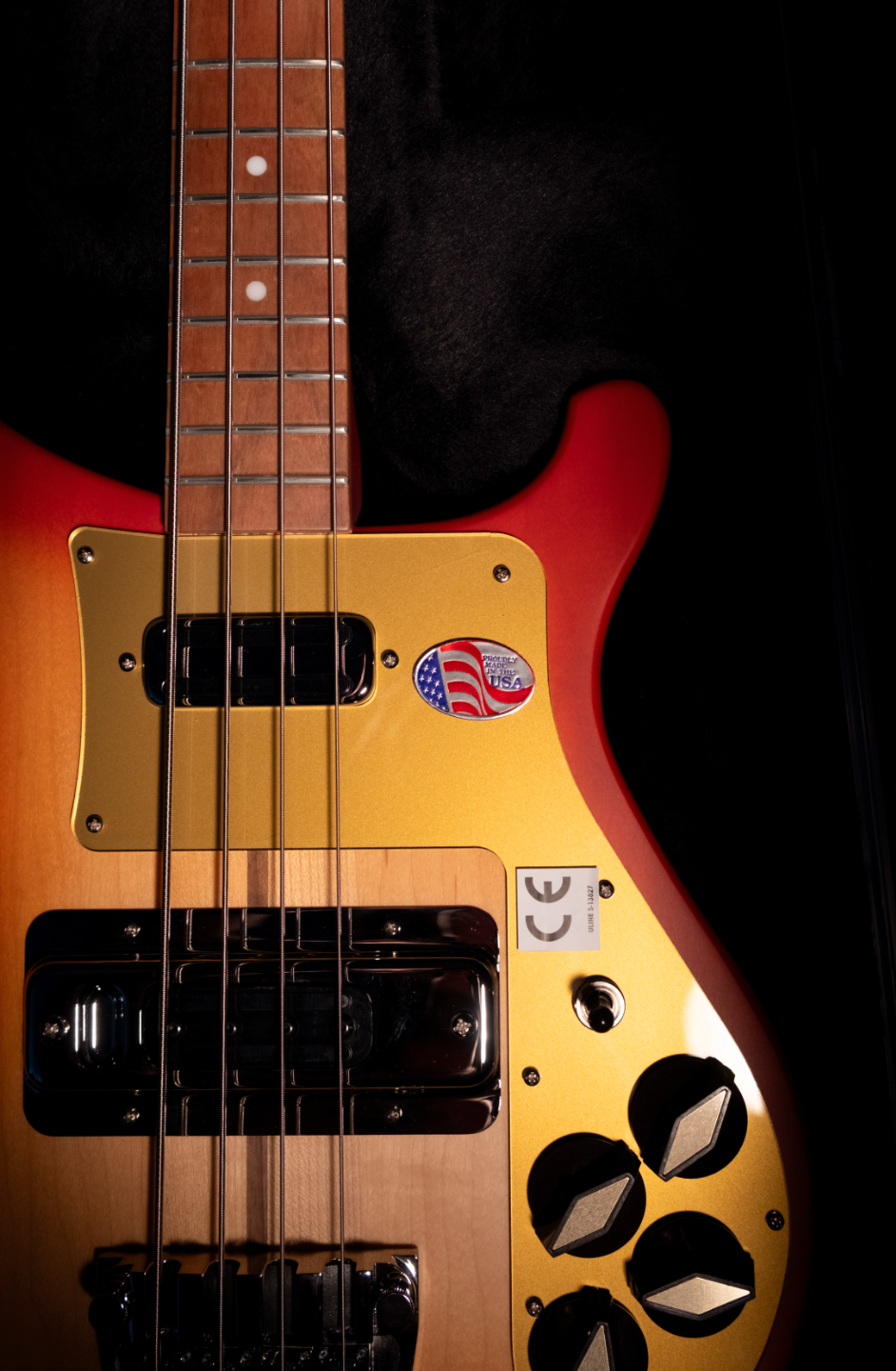 Rickenbacker Limited Edition 4003S Bass, Satin Autumnglo