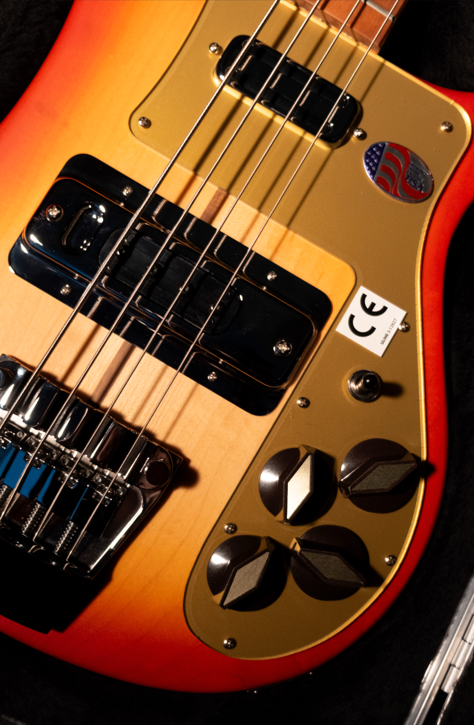 Rickenbacker Limited Edition 4003S Bass, Satin Autumnglo