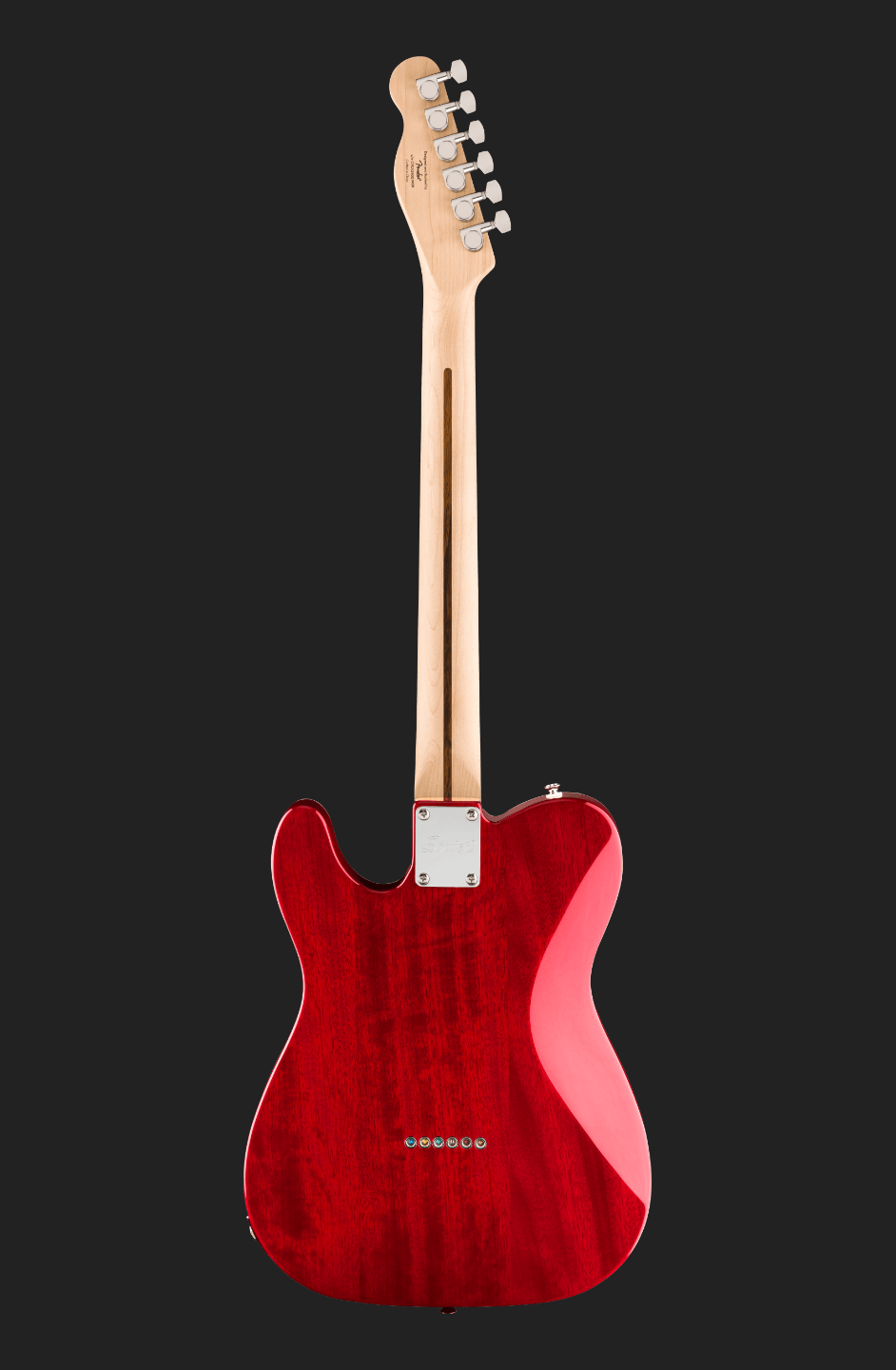 Squier Affinity Series Telecaster, Crimson Red Transparent