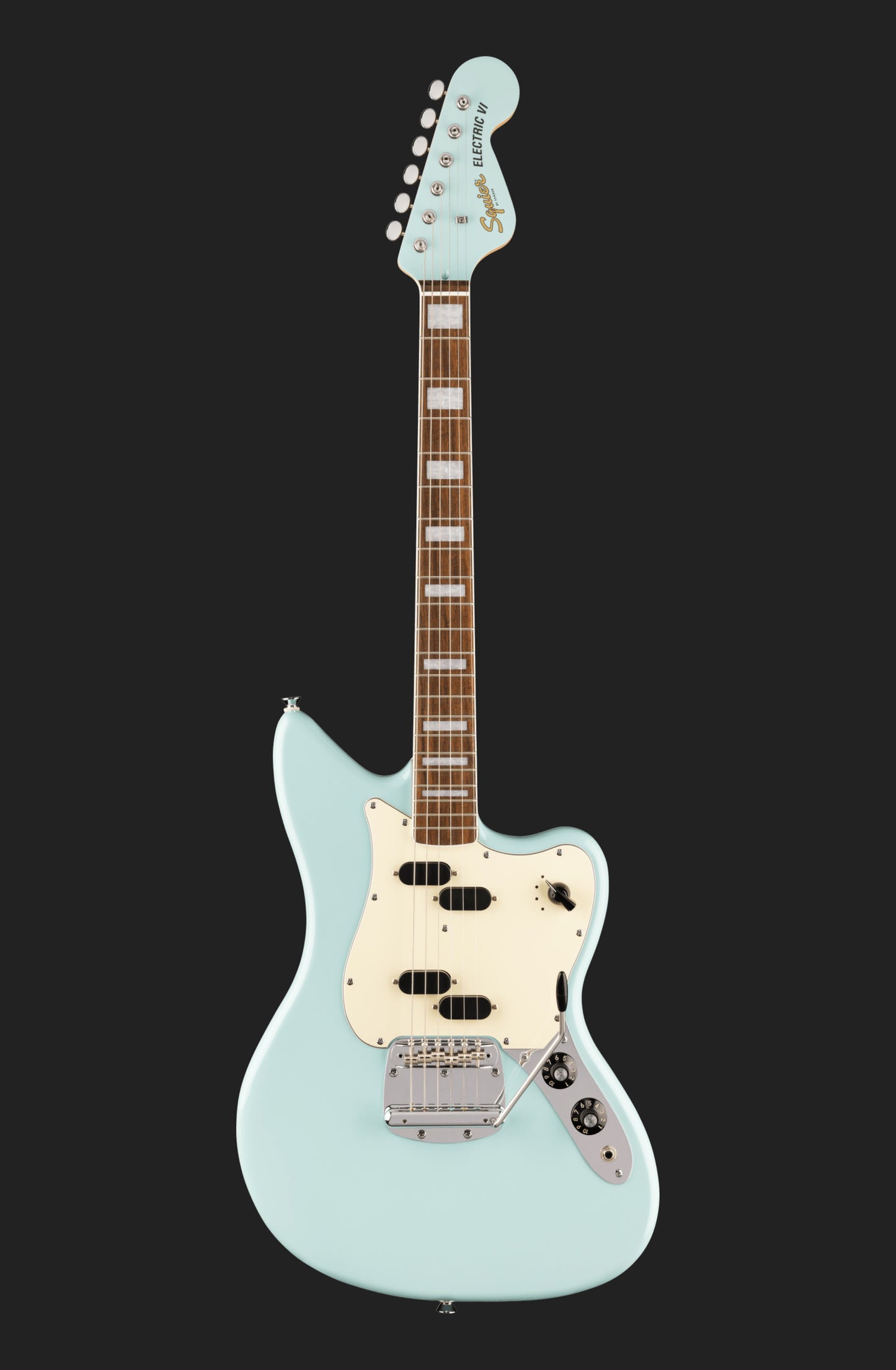 Squier Paranormal Electric VI, Daphne Blue