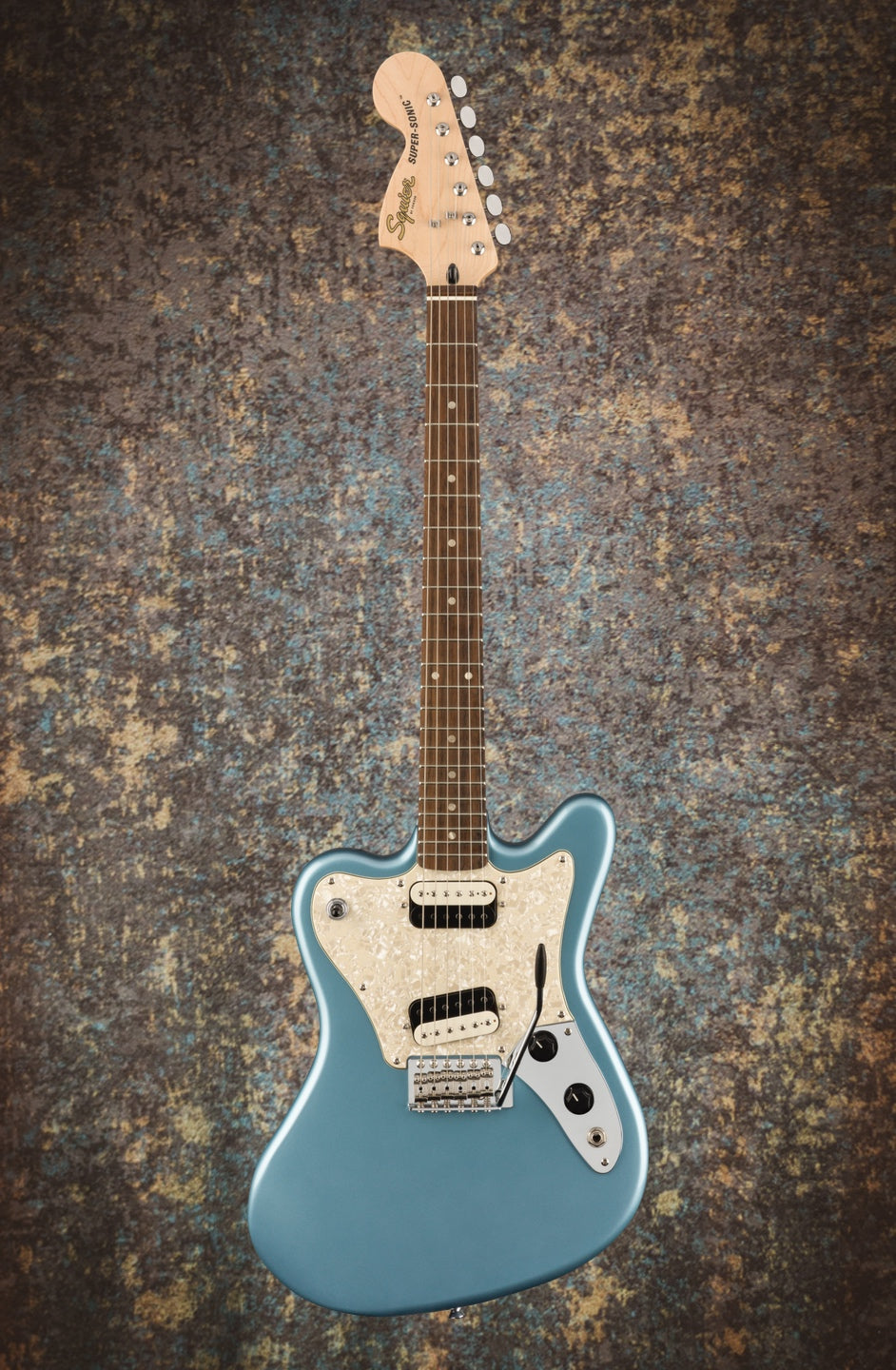 Squier Paranormal Super-Sonic Ice Blue Metallic – Music Bros. Ltd