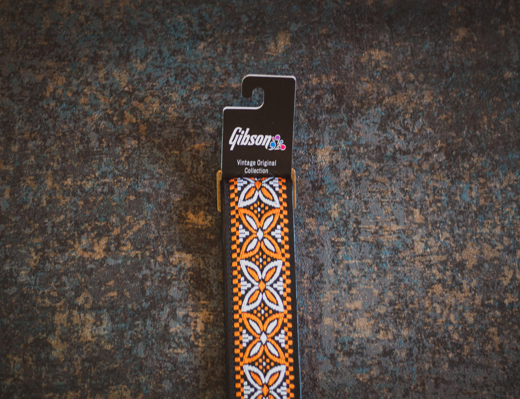 Gibson The Orange Lily Vintage Original Collection Guitar Strap