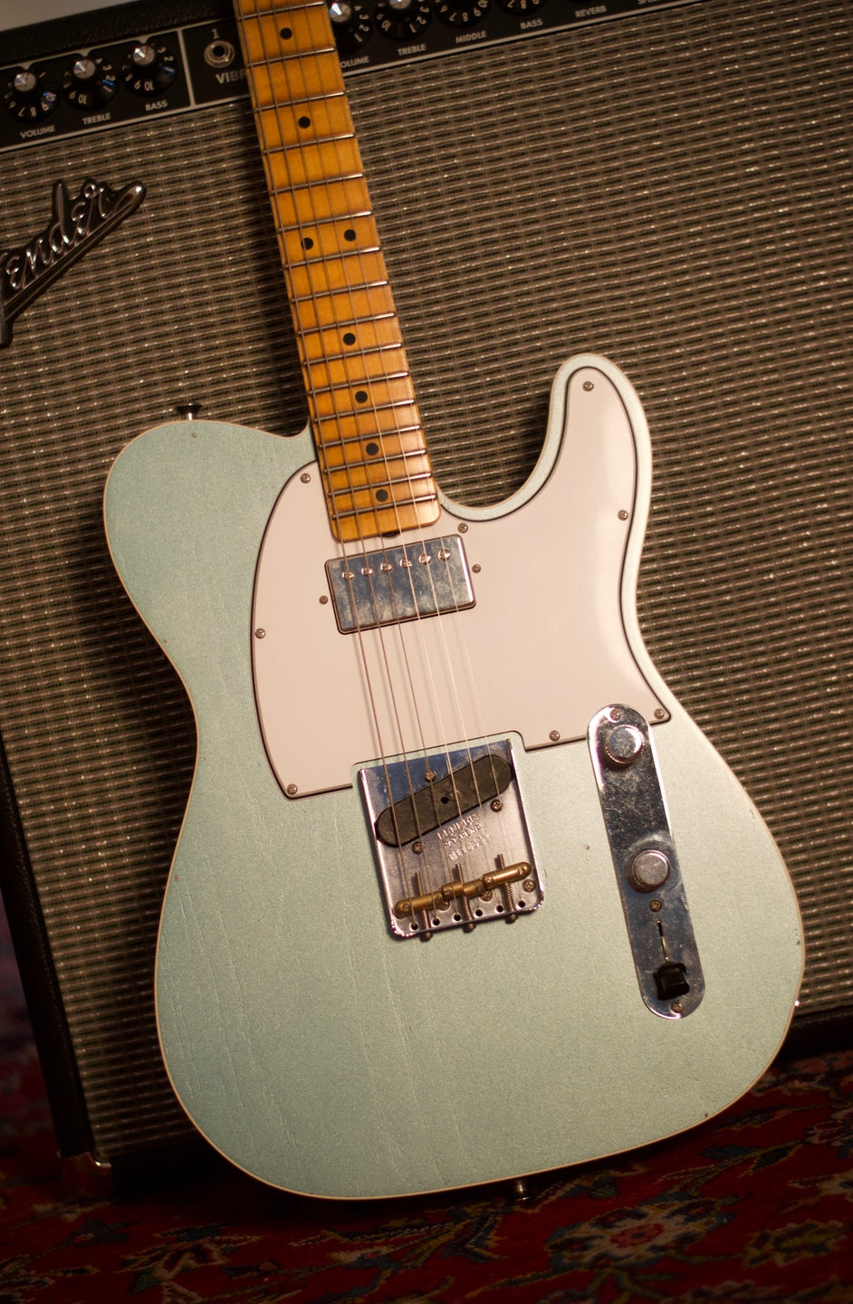 Fender Custom Shop B1 Postmodern Telecaster, Journeyman/Closet Classic, Aged Firemist Silver