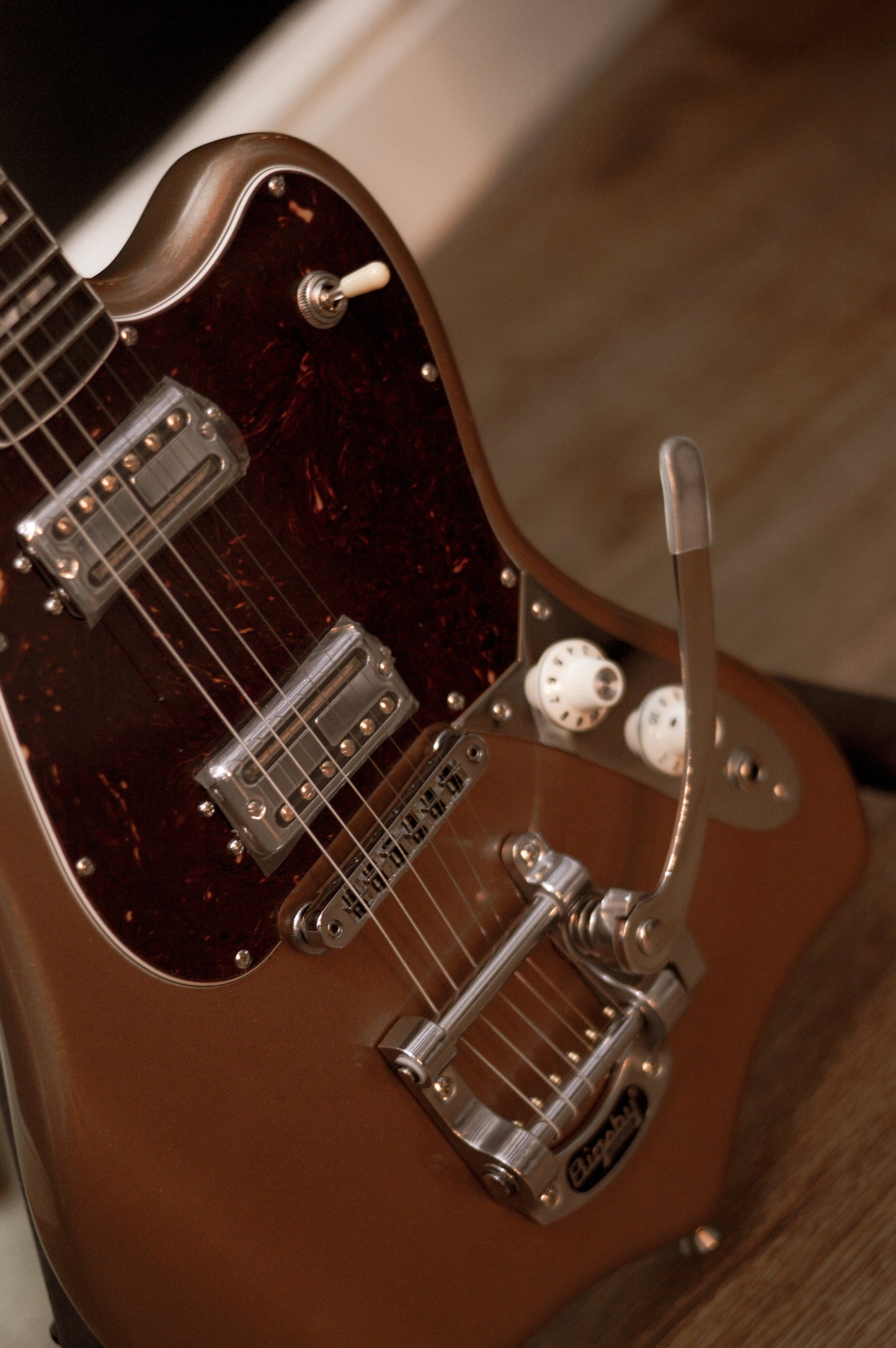 Fender Parallel Universe Volume II Maverick Dorado Firemist Gold