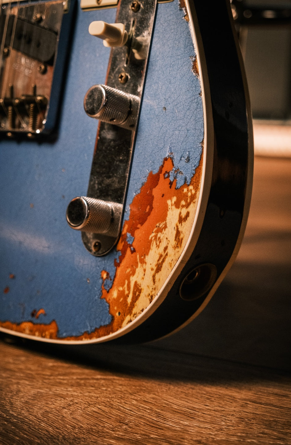 Fender Custom Shop 1960 Telecaster Custom Heavy Relic - Aged Lake Placid Blue over Chocolate 3 Tone Sunburst